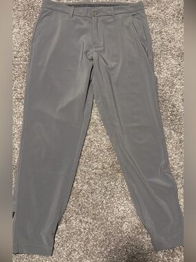Men's Gray Primo Joggers Golf Performance Pants 32